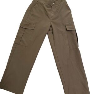 Zara’s Olive Green wide leg dress pants